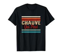 Chauve Qui Peut Sans Cheveux Homme Fete Des Peres T-Shirt