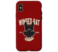 Chauve-Souris ailée Fuggler, Noire, Originals College Sports Coque pour iPhone X/XS
