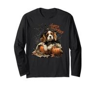 Chauve-Souris Cavalier King Charles Spaniel Halloween Manche Longue