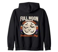 Chauve-Souris Ciel Halloween Pleine Lune Nuit Sweat à Capuche