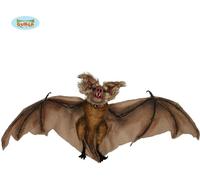 Chauve-souris Décoration Halloween Grande Bat Créature Mystique Figure animale Décoration pour la nuit d'épouvante Faits saillants Frissons Atmosphère Créature, Couleur : Marron