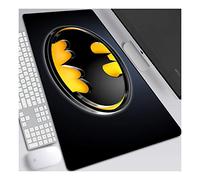 Chauve-Souris du Chevalier Noir, A Tapis de Souris XL 900x400mm Hydrorésistant Anime Mouse Pad Grand Tapis de Souris Gamer avec Base en Caoutchouc Anti-Glissant Surface Texturée pour Ordinateur et PC