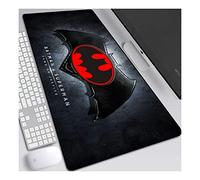 Chauve-Souris du Chevalier Noir, D Tapis de Souris XL 900x400mm Hydrorésistant Anime Mouse Pad Grand Tapis de Souris Gamer avec Base en Caoutchouc Anti-Glissant Surface Texturée pour Ordinateur et PC