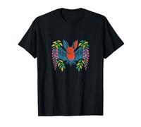 Chauve-Souris et glycine Gothique, Motif Floral Effrayant inspiré de la Nature T-Shirt