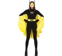 Chauve-souris Héros d'aventure Tenue Avec Cape Masque Ceinture, Taille : 14 - 16 ans Couleur : Noir