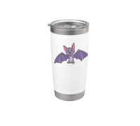 Chauve-souris Kawaii Gobelet isotherme en acier inoxydable double paroi