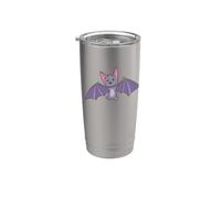 Chauve-souris Kawaii Gobelet isotherme en acier inoxydable double paroi