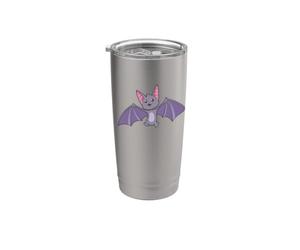 Chauve-souris Kawaii Gobelet isotherme en acier inoxydable double paroi