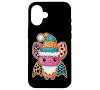 Chauve-Souris Mignonne colorée pour Halloween Coque pour iPhone 16