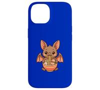 Chauve-Souris Mignonne Mangeant des Ramen Kawaii pour Les Amateurs de Nourriture pour Animaux Coque pour iPhone 14