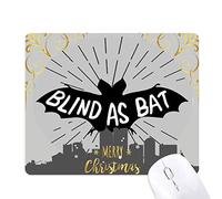 chauve - souris noire animal silhouette naturel la nuit de noël, tapis de souris en caoutchouc