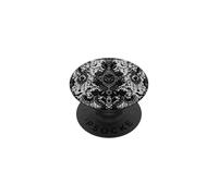 Chauve-Souris Occult Goth-Pattern Black-Lace Lingerie-Gothic PopSockets PopGrip Adhésif