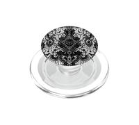 Chauve-Souris Occult Goth-Pattern Black-Lace Lingerie-Gothic PopSockets PopGrip pour MagSafe