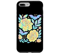 Chauve-Souris Pastel Citrouille Fleur Halloween Enchantement Art Coque pour iPhone 7 Plus/8 Plus