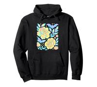 Chauve-Souris Pastel Citrouille Fleur Halloween Enchantement Art Sweat à Capuche
