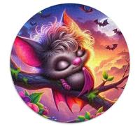 Chauve-Souris Puzzle 1000 Pièces Adultes Et Enfants Dès 14 Ans Animaux Nocturnes Puzzle Classique Jeu Éduchatif Challenge Toy Détente & Relaxation 1000pcs (67.5x67.5cm)