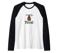 Chauve-Souris Sauvage rétro Gothique Halloween Motif créature Sombre Manche Raglan