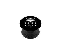Chauve-Souris se Levant dans la Lune Ciel Nocturne et Lune lumière Magique PopSockets PopGrip Adhésif