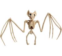 Chauve-souris squelettique animal de décoration d'Halloween beige 66x29cm