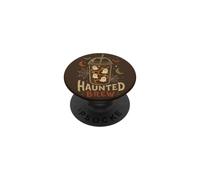 Chauves-Souris fantômes de café hantés drôles d'halloween PopSockets PopGrip Adhésif