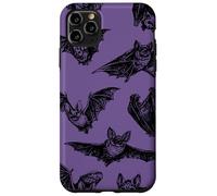 Chauves-Souris Illustration Vintage Witchy Goth Art Coque pour iPhone 11 Pro Max