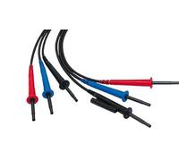 Chauvin Arnoux Jeu de 3 câbles de test HV simplifiés (rouge, bleu, noir)