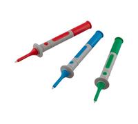 Chauvin Arnoux P01101921 Lot de 3 pointes de test (rouge, vert, bleu)