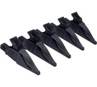 Chauvin Arnoux P01102099 Pince crocodile connecteur mâle 4 mm CAT III, CAT IV noir