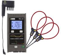 Chauvin Arnoux PEL 113 Set Analyseur de réseau triphasé avec pince ampèremétrique, avec fonction enregistreur, Mesures de lénergie, Analyses de charge, Mesures