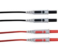 Chauvin Arnoux Set de cordons de mesure fiche de sécurité 4 mm prise de sécurité 4 mm 1.5 m rouge, noir 1 set