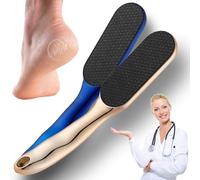 Chaux pour les pieds, chaux pour les pieds mise à niveau 2025, chaux pour les pieds en verre nano dissolvant de callosités, sans danger et pour éliminer les peaux dures et Mortes (2PCS)