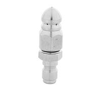 Chavisenty Buse de jet d'égout pour nettoyeur haute pression avec raccord rapide de 6,35 mm - pour déboucheur de canalisation, 1 avant 6 arrière