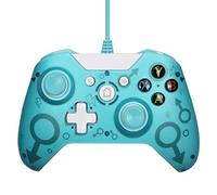 CHAW Contrôleur Filaire USB avec Double Vibration Contrôleur de Jeu Joystick Compatible avec X-Box One/One S/One X / P3 / Windows