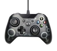 CHAW Contrôleur Filaire USB avec Double Vibration Contrôleur de Jeu Joystick Compatible avec X-Box One/One S/One X / P3 / Windows
