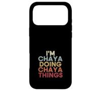 Chaya Name Chaya Personalized Name First Given Coque pour iPhone 17 Pro Max