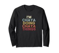 Chaya Name Chaya Personalized Name First Given Manche Longue