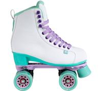 Chaya Roller Skates Melrose White pour dames en blanc/vert, roues 61mm/78A, roulement à billes ABEC 7, art. nr. : 810668