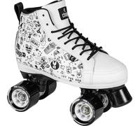 Chaya Roller Skates Sketch, unisexe pour hommes et femmes en blanc, roues 59mm/78A, roulement à billes ABEC 7, art. nr. : 810673