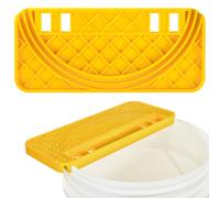 Chazcool Support de réservoir de débouchage, convient aux seaux de 18 et 19 litres, étagère plate pour apiculteur, outil de nettoyage de ruche, outil de grattoir en plastique pour seau à miel