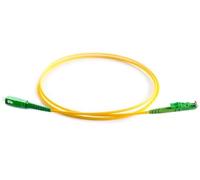 CHB Communications CHB Câble de brassage fibre optique simplex robuste de 3 mètres SC LC FC ST E2000 APC UPC monomode OS2 9/125 Jaune Cordon de brassage fibre 3 mm (SC/APC - E2000/APC)