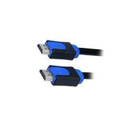 CHB1102 Câble HDMI 1.4 HDMI mâle, des deux côtés 2 m bleu, noir LOGILINK