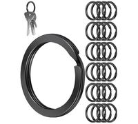 CHBCD 25 porte-clés, porte-clés, accessoires pour bricolage : clés, colliers, bracelets, boucles d’oreilles, loisirs créatifs, décorations et œuvres d’art (25 mm)