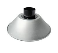 CHBCJJYP Hotte Ronde pour Aspiration de Fumées, Buse pour Tuyau et Raccords de Dépoussiérage des Fumées de Soudure, Alliage D'aluminium(60cm x 150mm)