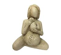 CHBDJY Statue de Corps de Femme Enceinte, Figurine Post-Partum, Sculpture de mère pour décoration d'intérieur, Statue commémorative du processus de Naissance de bébé, Cadeaux de Collection