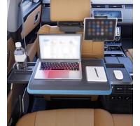 CHBMZ Plateau Voiture, Bureau Multifonctionnel pour Siège Arrière de Voiture, Plateau Pliable pour Ordinateur Portable pour Voyage en Voiture, pour Travailler, Écrire, Manger, Voyager