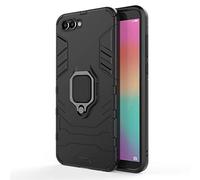 CHcase Coque pour Huawei Honor View 10, 2 en 1 Armour Style Robuste Hybrides Double Couche Armure Defender TPU + PC Hard Case Cover avec Support Magnétique Car Mount pour Huawei Honor View 10 -Black
