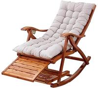 CHCHC Chaise Longue d'extérieur, chaises inclinables Portables à gravité zéro, terrasse de Cour de Plage avec Coussin inclinable réglable Meubles(Light Gray)