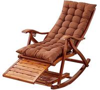 CHCHC Chaise Longue d'extérieur, chaises inclinables Portables à gravité zéro, terrasse de Cour de Plage avec Coussin inclinable réglable Meubles(Coffee)
