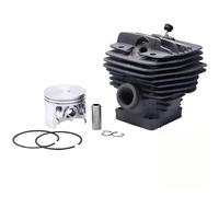 Chchwing Kit de segments de piston de cylindre de tronçonneuse Ø 54 mm Convient pour STIHL MS660 avec accessoires de soupape de réduction de pression