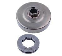 Chchwing Tambour d'embrayage 3/8 8T Kit de jante de pignon pour tronçonneuse Husqvarna 272 272XP 268 266 66 61 Pièces de rechange Motosierra Gasolina 501831504, 50